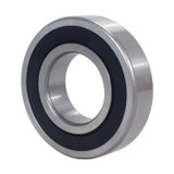 Deep Groove Ball Bearing, Radial, 1 Row, Steel, Nitrile, Viton Seal, 52100 Steel Cage, Chrome,7/16 in, 2RS