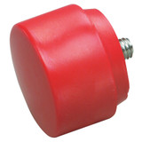 Hammer Tip, Heavy Duty,  Soft Face, 2-1/2 in Dia Tip, Medium Hardness, Red Color