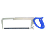 Hacksaw Frame, Heavy Duty, High Carbon Steel, Blue , 17-3/4 in lg,  5-1/2 in ht, Painted