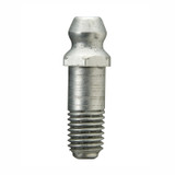 Zerk Fitting, 45 deg, 3/8 in Hex, Trivalent Zinc Plated, Steel, 1/4 in-28 Thread, 13/16 in Lg, 0.203 in Lg Shank