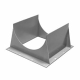 Fixed Spout, Plain Standard Discharge, Suitable For Discharge and Gate, 13 in Spout,  12 Bolt,  0.188 in thk Spout,  12 in dia Conveyor, Steel, 8-7/8 in wd