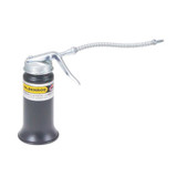 Oiler, Piston Gip, 6 oz Container, 4.656 in Ht, 2.377 in Wd, Coppper Bronze Bowl, Flexible Spout, 6 in Lg Spout