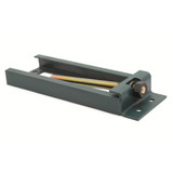 DODGE NS-407X9-TUFR Take-Up Frame, Narrow Slot,  Ball Bearing, 9 in Travel, 19-1/8 in Lg, 6-1/2 in Wd Base, 17-3/8 in Lg Bolt Center-to-Center, 2-3/4 in Wd Bolt Center-to-Center