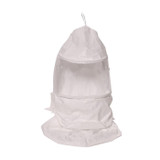 Air Hood, Double Bib, Suitable For CC20 Series Airline Respirator, Tychem®, White , 13 in wd,  22 in lg,  18 in ht