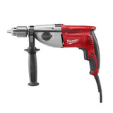 Hammer Drill, Dual Speed Grounded, Kit, 1/2 in Chuck, Keyed Chuck, 0 to 20000/0 to 40000 BPM, 0 to 1350 rpm,  0 to 2500 rpm No-Load, 2 -Speed, 120 VAC, 13 in lg