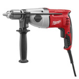 Hammer Drill, Dual Speed Grounded, Kit, 1/2 in Chuck, Keyed Chuck, 0 to 20000/0 to 40000 BPM, 0 to 1350 rpm,  0 to 2500 rpm No-Load, 2 -Speed, 120 VAC, 13 in lg