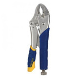 Locking Plier, Curved Jaw, 1-1/2 in Jaw, Carbon Steel Jaw, 7 in Lg