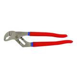 Tongue and Groove Plier, 5-Position, Cushion Grip,  Double Dipped, Polished, 1-13/16 in, V-Shaped Jaw, 8 in Jaw, Alloy Steel Jaw, 10 in Lg, Plastic Handle