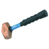 Sledge Hammer, 2-1/2 lb Head, Brass Head, Non-Slip Cushion Grip