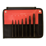Center Punch Set, 7-Piece, 7-1/4 in Lg