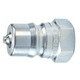 PARKER Hydraulic Nipple, 4000 psi, -40 to 250 deg F, Steel, 1.3 in dia, 1/2 in, FNPT End, 1.12 in Hex, 1.94 in Lg
