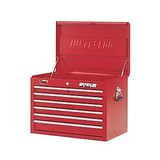 Tool Side Cabinet, 19.8 in Ht, 11 -Drawer, 10367 cu-in, Steel, Black , 40 in Wd, 17.8 in Dp