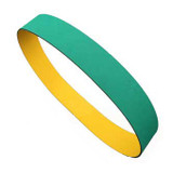 Flat Belt, High Efficiency, 43.31 in Wd, 0.07 in Thk, 27 lbf-in, 1.57 in Min Dia Pulley, -20 to 100 deg C, Light Green, Yellow Color, S140-12MM