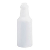Spray Bottle, Embossed, 32 oz, High Density Polyethylene, Clear Color