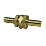 DIXON Shank Coupling, Straight Hose, Brass, 1-3/16 in Hex, 3/4-11-1/2 x 1/2 in, NPT x Barb End, 70 deg F, Coupling, 3.469 in Lg