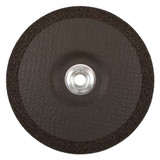 WEILER TIGER Grinding Wheel, Performance Line, 5/8 in-11 Center Hole, T Wheel Hardness, Black Wheel, 1 Reinforced, ANSI B7.1-2010, 7 in Dia Wheel, 1/4 in Thk Wheel, Coarse