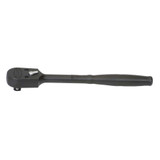 Drive Ratchet, Chrome, Imperial, 1/2 in Drive, 10-1/4 in Lg, Narrow Head, 10 deg Min Arc Swing, 36 -Geared Teeth, Smooth Comfort Grip