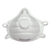 Disposable Respirator, Particulate, Elastic, White , One-Fit