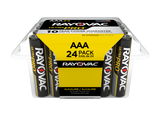 RAYOVAC AAA Battery, Alkaline, 1-1/2 V, 24 per pack