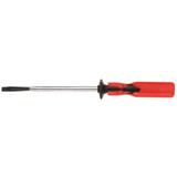 Screw Holding Screwdriver, Fixed Blade, 5-1/4 in Lg, Round Shank, 3 in Lg Shank, Steel Shank, 0.085 in Thk Blade, ASME,  ANSI, No ESD-Safe, Plastic Handle, Steel