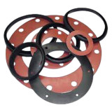 Manhole Gasket, 11 in Id, 15 in od, 1/4 in Thk, 1-1/2 in Wd, 450 deg F, Wire-Inserted Commercial Grade Cloth