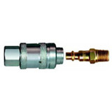 Coupler, Socket, FPT Connector, 3/8 in, Steel