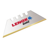 Utility Knife Blade, General Purpose, 0.024 in Thk, Sharp Point/Straight Edge Shape, 2 -Point, Bi-Metal,  High Speed Steel, 1 in Lg Blade, 3/4 in Wd Blade