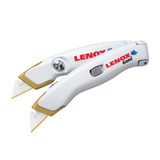 Utility Knife, Durable, Aluminium Handle, 5-1/4 in Lg, 1 in Wd, 1/4 in Dp, Retractable Blade, Stainless Steel Blade, Ergonomic Grip