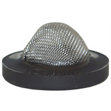 Screen Gasket, Garden Hose, 3/8 in, 1 in od, PVC Body,  304 Stainless Steel Mesh, Black , Domestic