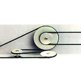 Round Conveyor Belt, 4 mm Dia, 40 mm Min Dia Pulley, Polyurethane, Sand, Green Color