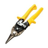 Aviation Snip, Compound Action Straight,  Left and Right Cut, 18 ga Low Carbon Cold Rolled Steel, 1-1/2 in Lg of Cut, Left/Right/Straight/Slight Snip