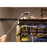 Inspection Mirror, Lighted, 2 x 3 in Mirror, Rectangle Shape