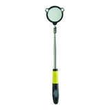 Inspection Mirror, Lighted, 1-7/8 in Mirror, Round Shape, Non-Slip,  Cushion Grip, 360 deg Double Ball Joint Swivel