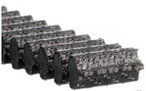 GATES Synchronous Belt, 2800-14MGT-55, 200 -Teeth, 14 mm Pitch, 2800 mm Lg, 55 mm Wd, -40 to 248 deg F, Curvilinear Tooth, Neoprene, Fiberglass Reinforced, Black Color