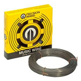 Music Wire, Solid, Carbon Steel, 0.009 in Dia, Spring Temper