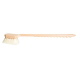 Fender Brush, Synthetic Fabric Trim, Cream Trim, Long, Plastic Handle, 21-1/2 in Lg, Plastic Block, 2 in Lg Trim, 2 in lg Trim