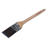 Paint Brush, Angled Cut, 2 in Brush, PBT Brush, Stainless Steel Ferrule, Sash, Wood Handle