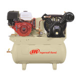 Air Compressor, Two-Stage,  Reciprocating, 24 cfm, 13 hp, 175 psi, Horizontal, 30 gal, 51 in Lg, 33 in Wd, 44 in Ht, Cast Iron