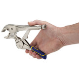 Locking Plier, Curved Jaw, 1-7/8 in Jaw, Alloy Steel Jaw, Adjustable, 10 in Lg