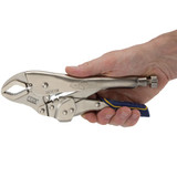 Locking Plier, Curved Jaw, 1-7/8 in Jaw, Alloy Steel Jaw, Adjustable, 10 in Lg