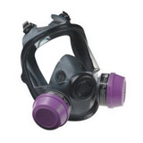 Respirator, Full Face, Head Strap Suspension, Silicone