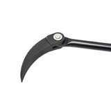 Pry Bar, Extendable Indexing/Flat Tip, 33 in Lg, 2.7 in Wd, Alloy Steel Handle, Alloy Steel, Black Phosphate
