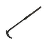 Pry Bar, Extendable Indexing/Flat Tip, 33 in Lg, 2.7 in Wd, Alloy Steel Handle, Alloy Steel, Black Phosphate