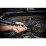 Pry Bar, Extendable Indexing/Flat Tip, 33 in Lg, 2.7 in Wd, Alloy Steel Handle, Alloy Steel, Black Phosphate