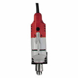 Drill Motor, Electromagnetic, Suitable For Drill Press, Metal, Black, Gray, Red Color, 0.5 in Drill Capacity