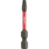 Screwdriver Bit, Power Return, #2 Point, Square Point, 2 in Lg, Hex Shank, 1/4 in Shank, Alloy Steel, Black Phosphate, Black Color