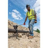 Soil Pipe Cutter, Ratchet, 1-1/2 to 6 in, 33-1/4 in Lg, Forged Steel Body, Cast Iron,  Cement,  Clay Pipe Applicable, Steel Handle