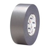 Duct Tape, 50.2 m Lg, 48 mm Wd, 7 mil Thk, Silver , Polyethylene Backing, 17 in-lb Tensile