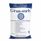SPILLTECH Absorbent, Granular, 30 lb Container, Bag, 4 gal, Fluids Absorbed Oil/Coolant/Solvent/Water, Cellulose, Gray Color