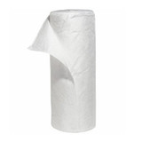 SPILLTECH Absorbent Roll, 150 ft Lg, 30 in Wd, 55.2 gal, Fluids Absorbed Diesel Fuel/Gasoline/Hydraulic Oil/Jet Fuel/Motor Oil, Polypropylene, White Color